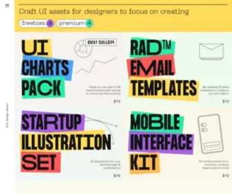 Thepentool.co(Craft UI assets for designers) Screenshot