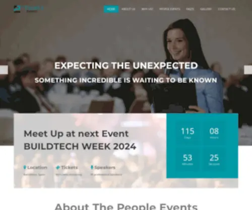 Thepeopleevents.com(The People Events) Screenshot