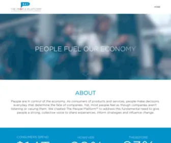 Thepeopleplatform.com(The People Platform) Screenshot