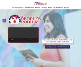 Thepeoplespodium.com(The People's Podium) Screenshot