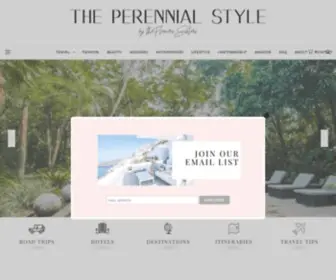 Theperennialstyle.com(Dallas fashion blogger) Screenshot