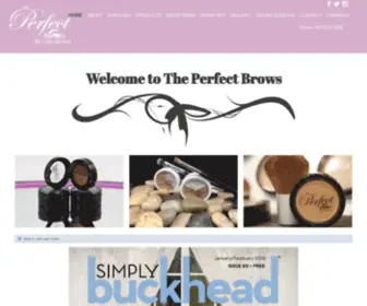 Theperfectbrows.com(The Perfect Brows) Screenshot