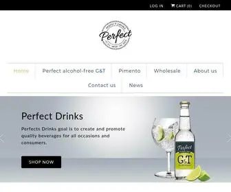 Theperfectdrinks.com(The Perfect Drinks) Screenshot