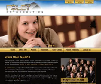 Theperfectsmile.com(Foley Orthodontics) Screenshot