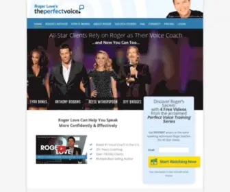 Theperfectvoice.com(Roger Love) Screenshot