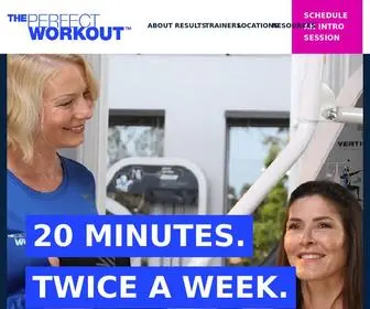 Theperfectworkout.com(The Perfect Workout) Screenshot