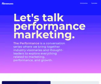 Theperformance.marketing(The Performance) Screenshot