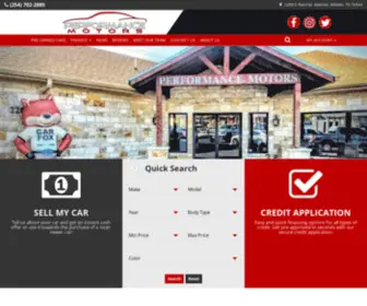 Theperformancemotors.com(Performance Motors) Screenshot