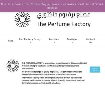 Theperfumefactory.qa(Perfumes, sanitizers and more) Screenshot