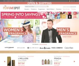 Theperfumespot.com(Discount Perfumes and Fragrances from Top Brands) Screenshot