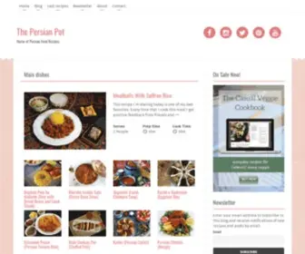 Thepersianpot.com(Home of Persian Food Recipes) Screenshot