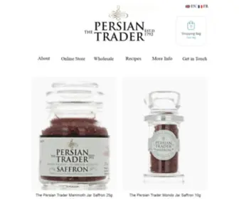 Thepersiantrader.com(Thepersiantrader Global Supplier of Best saffron based in Edinburgh UK) Screenshot