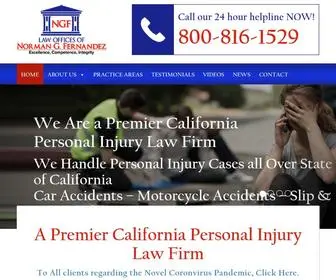 Thepersonalinjury.com(Premier California Personal Injury Lawyers Attorneys) Screenshot