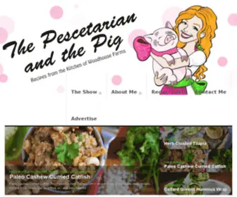 Thepescetarianandthepig.com(The Pescetarian and the Pig) Screenshot