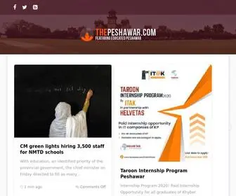 Thepeshawar.com(Featuring Educated Peshawar) Screenshot