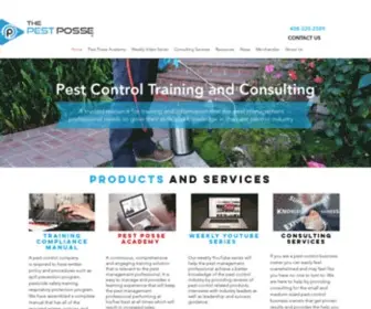 Thepestposse.net(Pest Control Training) Screenshot