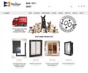 ThepetdoorStore.com(Pet Doors) Screenshot