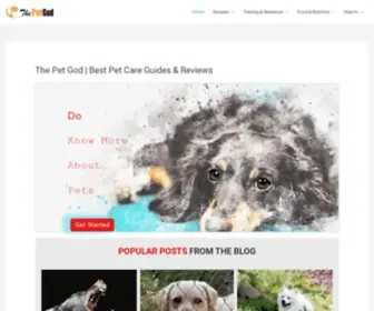 Thepetgod.com(The Pet God) Screenshot