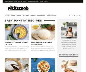 Thepetitecook.com(The Petite Cook food blog) Screenshot