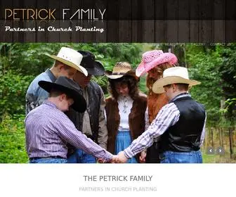 Thepetrickfamily.com(The Petrick Family) Screenshot