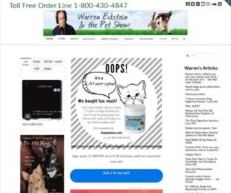 Thepetshow.com(Warren Eckstein & The Pet Show) Screenshot