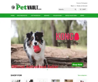 Thepetvault.com(The Pet Vault) Screenshot