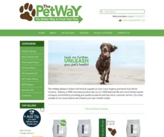 Thepetway.com(Pet Food Delivery) Screenshot