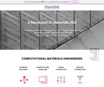 Thephaseshift.com(Phaseshift Technologies) Screenshot