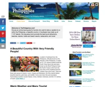 Thephilippines.com(Visit the Philippines) Screenshot