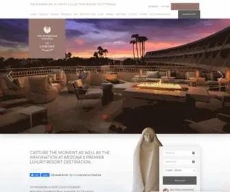 Thephoenician.com(Scottsdale Luxury Collection Resort) Screenshot