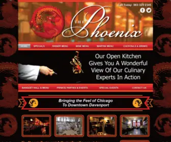 Thephoenixofdavenport.com(The Phoenix Restaurant) Screenshot