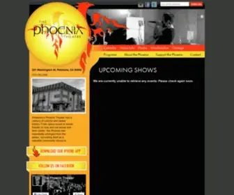 Thephoenixtheater.com(The Phoenix Theater) Screenshot