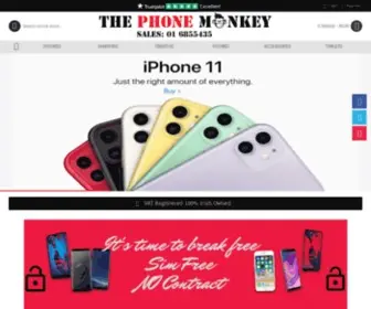 Thephonemonkey.ie(The Phone Monkey New & PreOwned Unlocked Mobile Phones) Screenshot