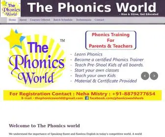 Thephonicsworld.com(Phonics World) Screenshot