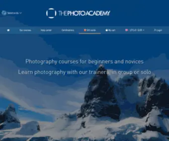 Thephotoacademy.com(THE PHOTO ACADEMY) Screenshot