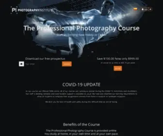 Thephotographyinstitute.com(The Photography Institute) Screenshot