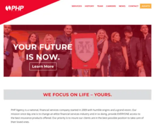 Thephpagency.com(PHP Agency) Screenshot