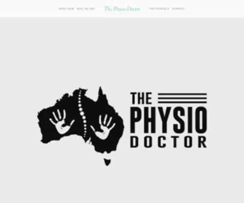 Thephysiodoctor.com.au(The Physio Doctor) Screenshot