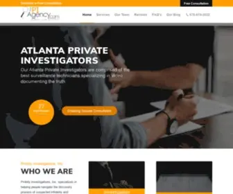 Thepiagency.com(Atlanta Private Investigator Services) Screenshot