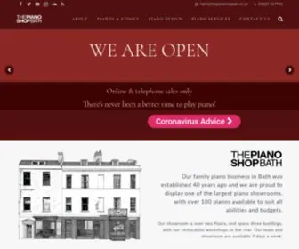 Thepianoshopbath.co.uk(Piano specialists covering Bath and Bristol) Screenshot