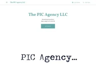 Thepicagencyllc.com(The PIC Agency LLC) Screenshot