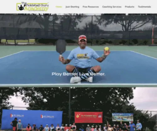 Thepickleballguru.com(Thepickleballguru) Screenshot