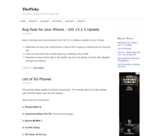Thepicky.com(Internet & Technology Tips) Screenshot