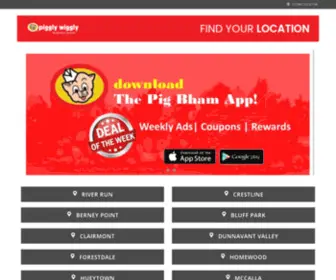 Thepigbham.com(Piggly Wiggly Birmingham) Screenshot