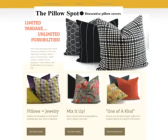 Thepillowspot.com(The Pillow Spot on Etsy) Screenshot