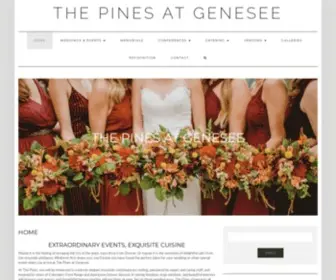 Thepinesatgenesee.com(The Pines at Genesee) Screenshot