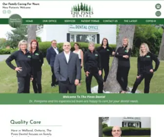 Thepinesdentaloffice.com(The Pines Dental) Screenshot