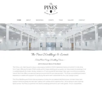 Thepinesvenue.com(The Pines is a stunning new Fargo wedding venue & great for events too) Screenshot