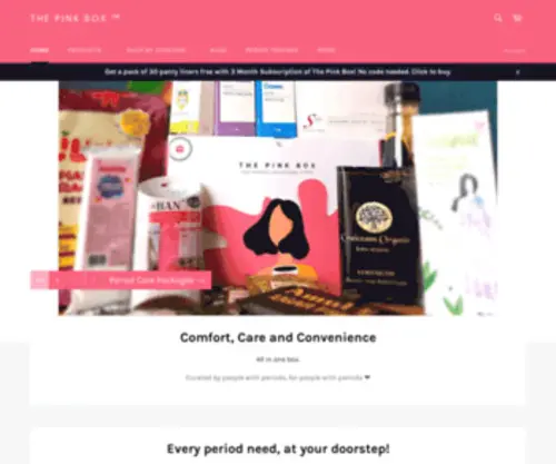 Thepinkbox.in(The) Screenshot