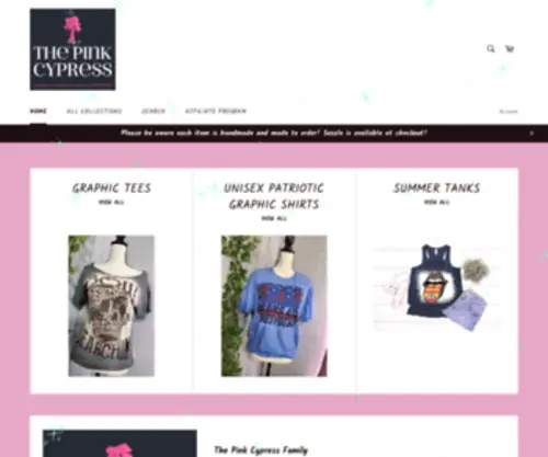 Thepinkcypress.com(The Pink Cypress) Screenshot